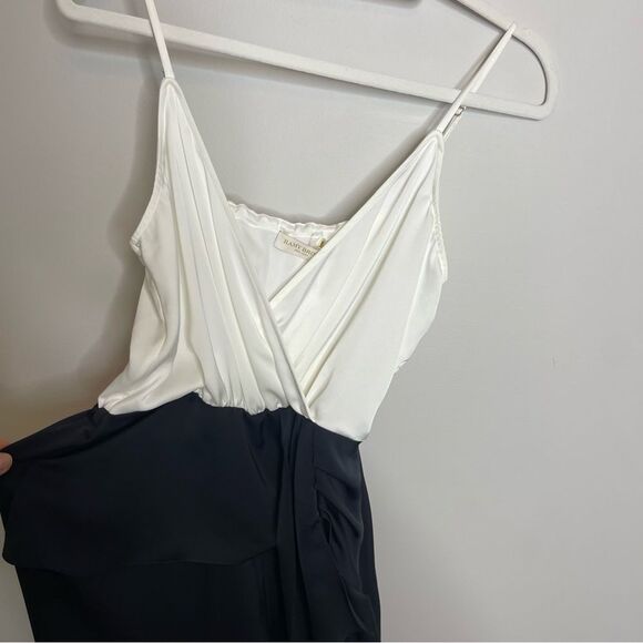 $545 Ramy Brook Exclusive Pierce 2 tone V-neck Jumpsuit NWT - Picture 8 of 8